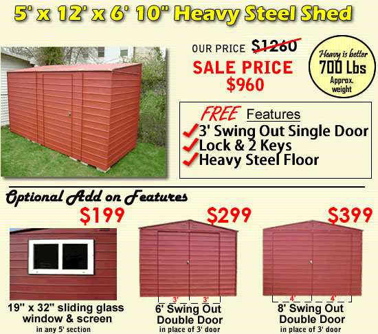 5x12 sheds