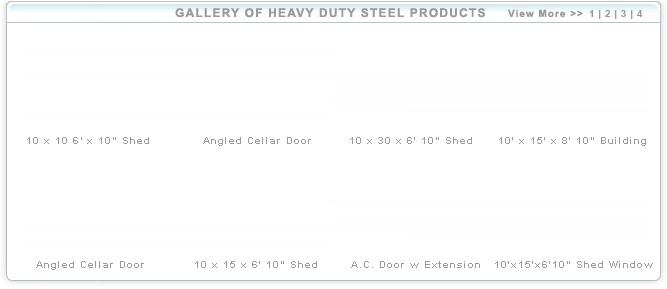 Steel Sheds | Metal Buildings | Outdoor Garden Storage | Cellar Doors 