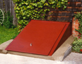 steel cellar door
